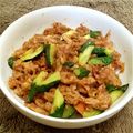 おおたち's cooksnap of when they made キュウリと豚肉の四川風辛味炒め.