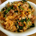 もぐちゃーーん's cooksnap of when they made 即席お弁当おかず②三つ葉とちくわの卵炒め.