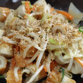 ひんべえ's cooksnap of when they made 節約✻簡単 もやしの生姜マヨ醤油炒め.
