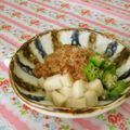 赤い電話's cooksnap of when they made 長芋おくらの三色納豆.