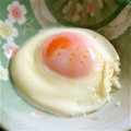 うたうことり's cooksnap of when they made 簡単！レンジで目玉焼き♪.