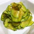 こばあん３'s cooksnap of when they made ズッキーニの麺つゆ炒め.
