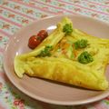 赤い電話's cooksnap of when they made スモークサーモン＆アスパラのガレット.