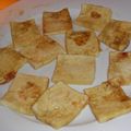 kotze's cooksnap of when they made レンジ＊とうふごまおかき.