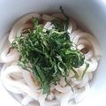 かぴーな's cooksnap of when they made 大葉と梅の冷製うどん.
