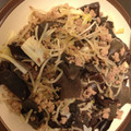 Kiyooyoo's cooksnap of when they made もやしときくらげ、豚ひき肉の炒め物.