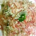 しんちゃのすけ's cooksnap of when they made たまねぎとオクラの鰹節のせ.