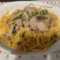 クックCT7FP8☆'s cooksnap of when they made ネギ塩豚パスタ.