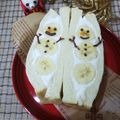 mamaRD's cooksnap of when they made 簡単♪たっぷりバナナフルーツサンド.