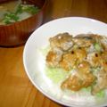 MRKmama's cooksnap of when they made 照りっ照り☆つくね丼.