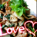 あいうえおちゃんん's cooksnap of when they made ちょー簡単でおいしい！豚肉としその炒め物.