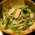 くまった's cooksnap of when they made ほうれんそうとハムのサラダ.