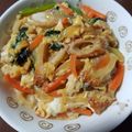 ｱｰﾁｬﾝﾏﾏﾁｬﾝ's cooksnap of when they made ちくわと野菜の卵とじ丼.