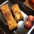 pumママ's cooksnap of when they made **エビと卵のタルタルチーズ春巻き**.