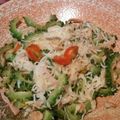koituma's cooksnap of when they made 5分で！ゴーヤ入りソーメンチャンプルー.