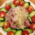 kameko168's cooksnap of when they made 糖質制限：マグロのカルパッチョ風サラダ.