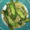 乱々☆'s cooksnap of when they made オクラと豚肉の塩麹カレー炒め.