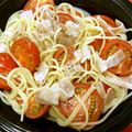fukudoru's cooksnap of when they made プチトマトとベーコンのパスタ♪.