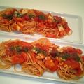 t_sat0mi's cooksnap of when they made イカとトマトのパスタ.