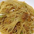 むーにんママ's cooksnap of when they made 簡単でおいしい、ツナとネギの中華風パスタ.