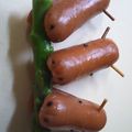 メタリ子's cooksnap of when they made ＊キャラ弁に✿簡単カバさん＊.