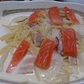 Sin_Kudo's cooksnap of when they made 新玉ねぎとベーコンのクリームパスタ+温卵.