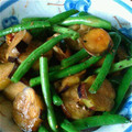ワンコ！'s cooksnap of when they made 茄とｲﾝｹﾞﾝ豆の簡単炒め.