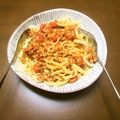 にゃんこ・サーサリー's cooksnap of when they made 揚げナスと挽肉のトマトパスタ.