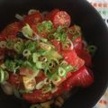 ゆかっクマ's cooksnap of when they made 夏野菜でカッペリーニ風冷やしうどん.