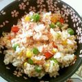 nj0618's cooksnap of when they made 子供が喜ぶ鮭チャーハン.