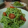 ngonjp's cooksnap of when they made スパゲティジェノベーゼ.