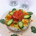 あい葉's cooksnap of when they made 薔薇のライスケーキ（押し寿司）.