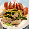 よし乃1987's cooksnap of when they made 豚小間切れ肉とキューリと卵の3点炒め.