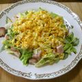 しのばぁたん's cooksnap of when they made ✿お惣菜屋さん風♡卵とハム*贅沢サラダ✿.