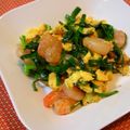 nekoland's cooksnap of when they made ☆えびニラ玉☆.
