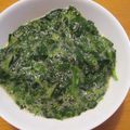 daikanon's cooksnap of when they made モロヘイヤwithとろろ昆布のおひたし.