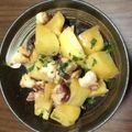 ちびっちょ山さん's cooksnap of when they made ビールがすすむ❤タコ＆ポテトのマヨ炒め.