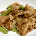 でこぽんおり's cooksnap of when they made 牛肉とさやいんげんの塩だれ炒め.