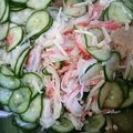 季節外れ's cooksnap of when they made カニカマで☆きゅうりの酢の物.