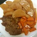 エグたん's cooksnap of when they made スロークッカーで簡単☆牛肉大根とゴボウ煮.