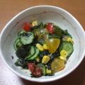 ななみのドレイ's cooksnap of when they made 簡単★角切りトマトとワカメの歯応えサラダ.