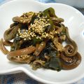 まゆみ母ちゃん's cooksnap of when they made 止まらない♪ぜんまいとわかめのナムル.