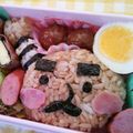 ーーグレーテル's cooksnap of when they made ☆キャラ弁に。濃いぃ茶色ご飯☆.