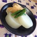 onco's cooksnap of when they made 大きめ大根とがんもの塩味煮.