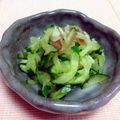 サンディサンディ's cooksnap of when they made 塩麹と味ぽんで!!キュウリのあっさり漬物.