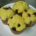 Poucette's cooksnap of when they made レンジで！ブルーベリーヨーグルト蒸しパン.