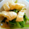フミジ's cooksnap of when they made お弁当にも☆小松菜と焼油揚げのお浸し.