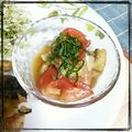 ＴＯＭＯＷＡＴ's cooksnap of when they made 焼きなすとトマトのサラダ.