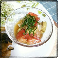 ＴＯＭＯＷＡＴ's cooksnap of when they made 焼きなすとトマトのサラダ.