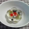 Ｊ.coco's cooksnap of when they made 金魚の錦玉羹.
